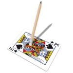 Carte à jouer télékinétique