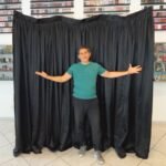 Instant backdrop - Rideau et structure