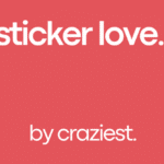 Sticker Love par Craziest