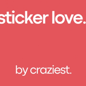 Sticker Love par Craziest