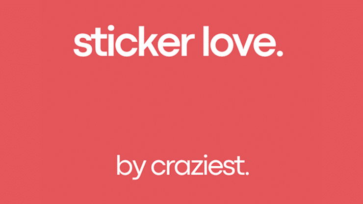 Sticker Love par Craziest 1 Sticker Love par Craziest
