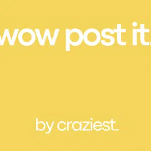 WOW Post-it par Craziest