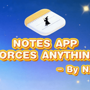Notes App Forces Anything von Richard Zeng & Bacon Magic