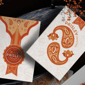 Paisley Ton sur Ton Poudre Orange