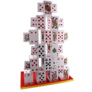 Schloss von Kartenproduktion (ab 6 doppelt gespielte Karten)