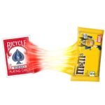 Étui de cartes se transformant en paquet de M&M’s