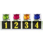 Prédiction des 4 fleurs en couleur