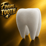 Foam Tooth 4"