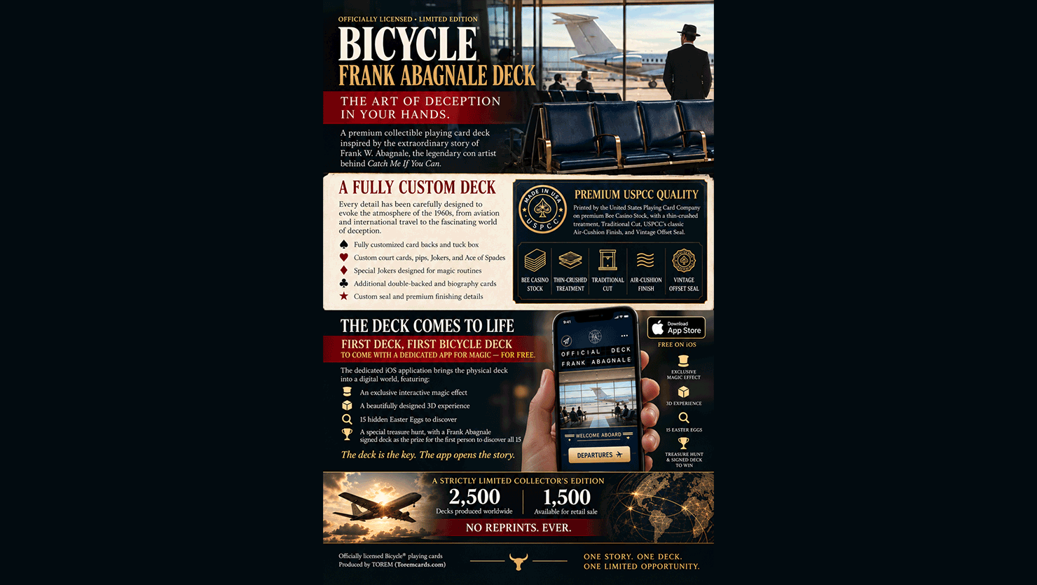 Frank Abagnale - Jeu de cartes Bicycle 5 Jeu de cartes Bicycle Frank Abagnale 5