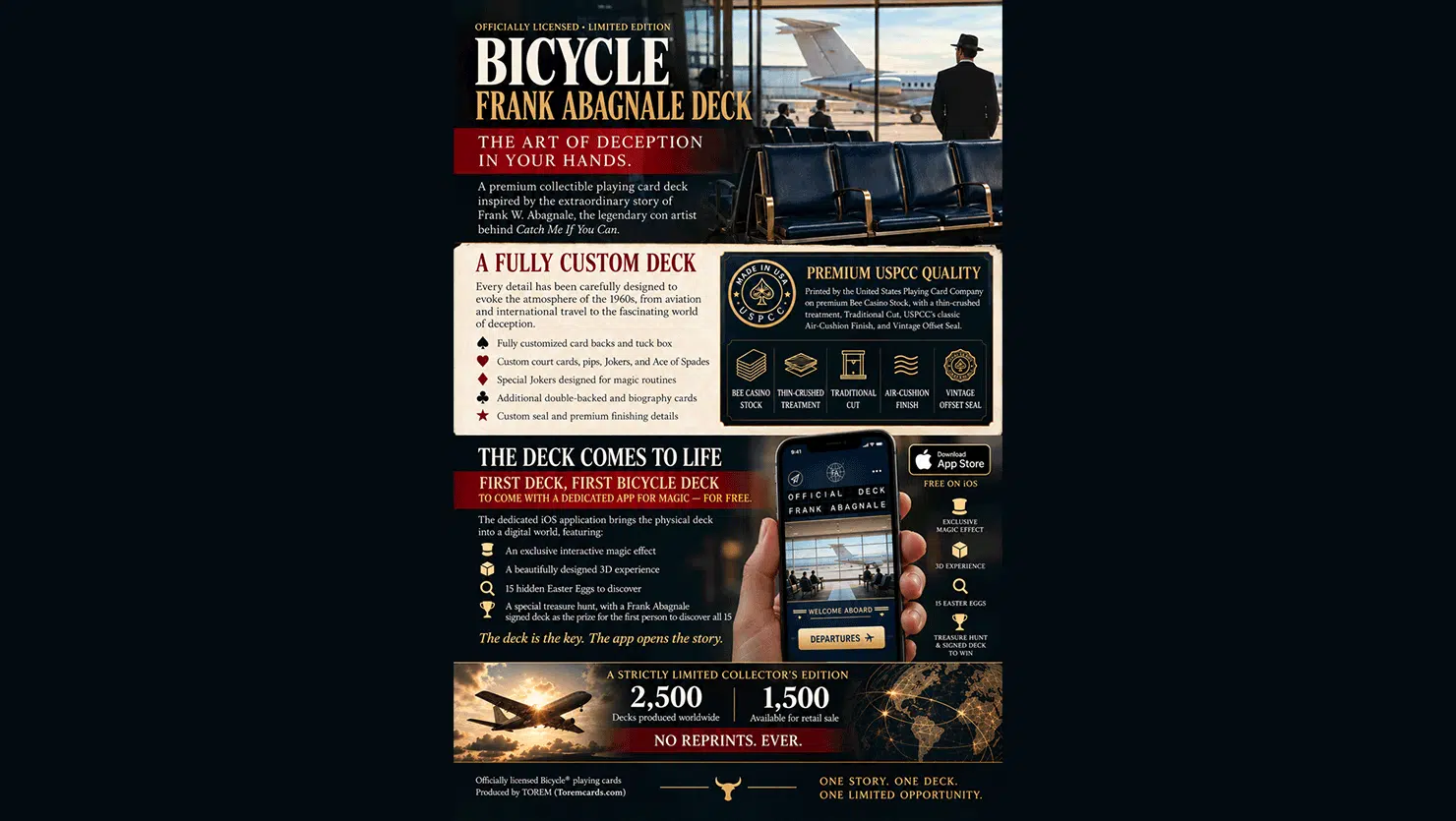 Frank Abagnale - Jeu de cartes Bicycle 5 Jeu de cartes Bicycle Frank Abagnale 5